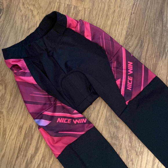 Nice Win Padded Thermal Fleece Cycling Leggings #32 - Picture 5 of 8